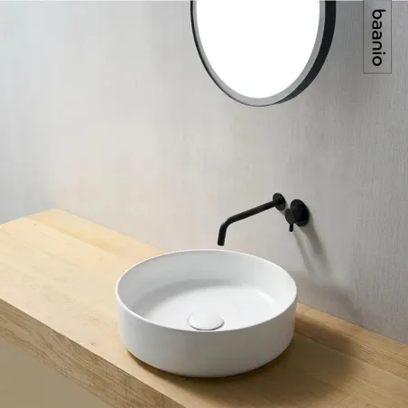 Lavabo Sobre Encimera Auhir Redondo Baalneo