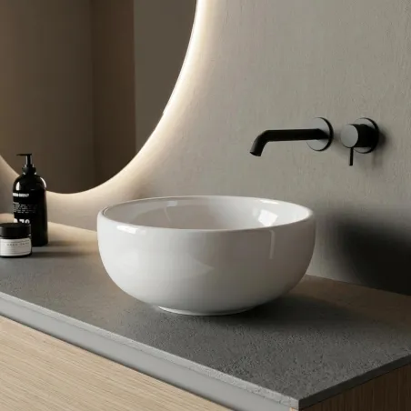 Lavabo Sobre Encimera Patacona Redondo Baalneo