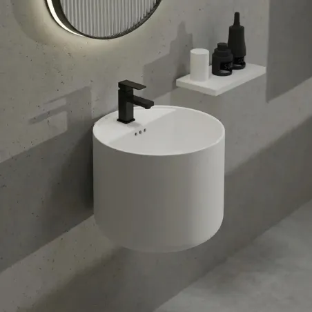 Lavabo Suspendido Baladrar Redondo Baalneo