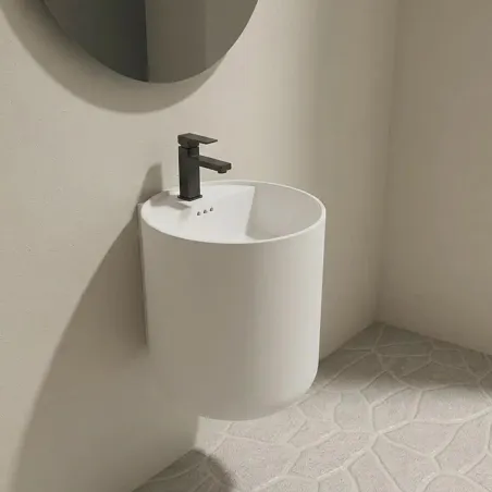 Lavabo Suspendido Baladrar Redondo Baalneo