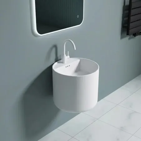Lavabo Suspendido Baladrar Redondo Baalneo