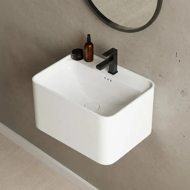 Lavabo Suspendido Duna Rectangular Baalneo