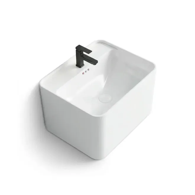 Lavabo Suspendido Duna Rectangular Baalneo Técnico