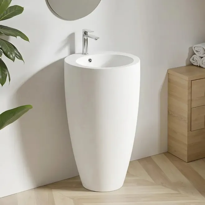 Lavabo Pedestal Oasis Redondo Baalneo