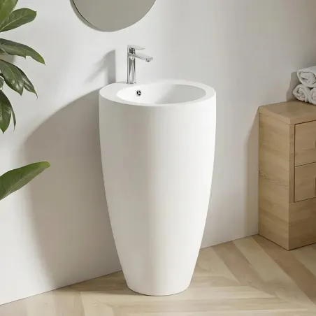 Lavabo Pedestal Oasis Redondo Baalneo