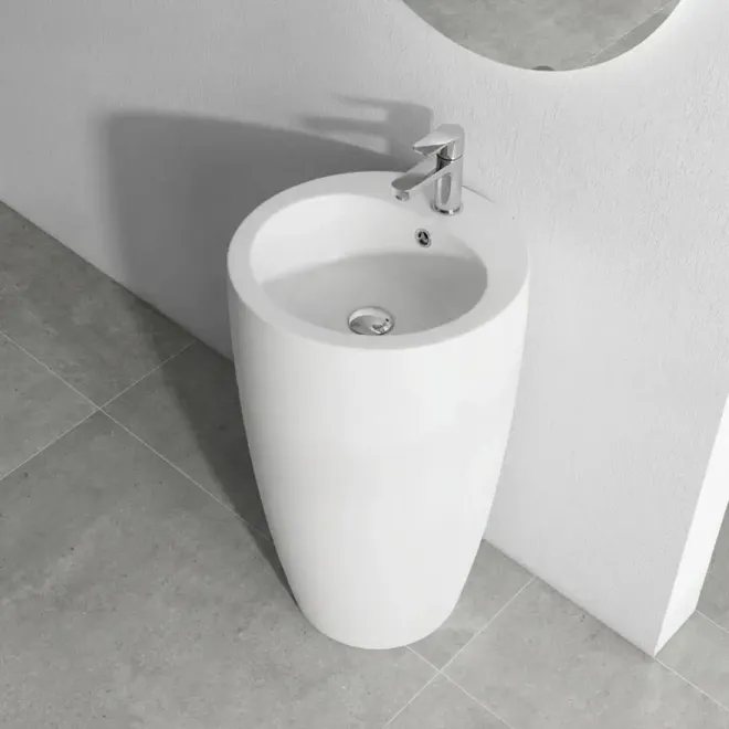 Lavabo Pedestal Oasis Redondo Baalneo