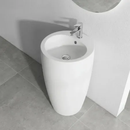 Lavabo Pedestal Oasis Redondo Baalneo