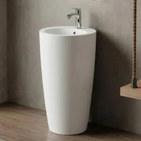 Lavabo Pedestal Oasis Redondo Baalneo