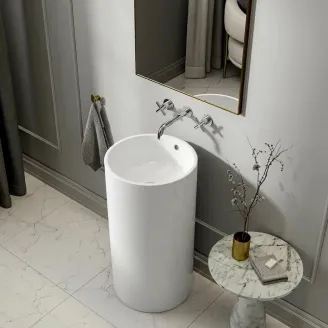 Lavabo Pedestal Testos Redondo Baalneo