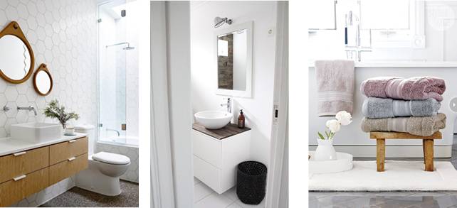 1 Grandes Ideas para un baño pequeño