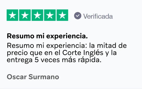 Reseña de cliente en Trustpilot 11