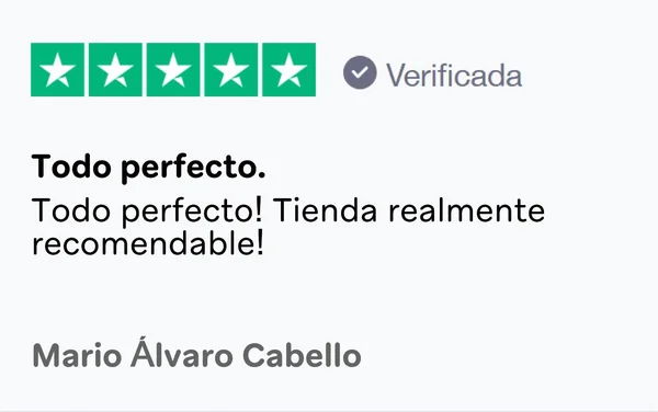 Reseña de cliente en Trustpilot 3