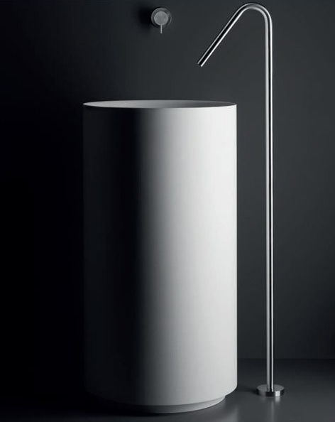 lavabo-solid-surface-free-totem Top 5 para lavabo de baño tiendainicia.com