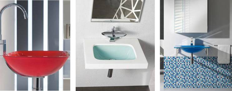 lavabos-de-baño2 Color y Elegancia en tu Baño con Lavabos de Diseño Modernos